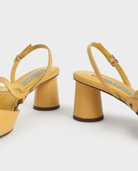 CHARLES & KEITH - Giày cao gót mũi nhọn Woven Strap Slingback