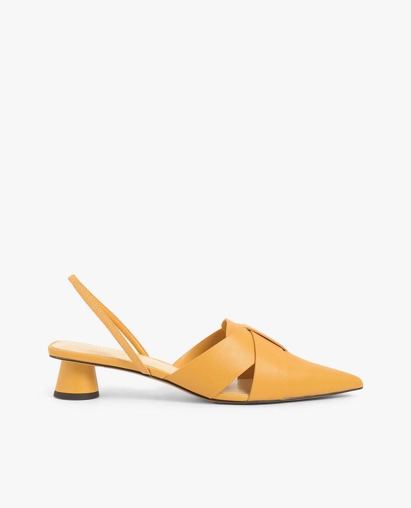 CHARLES & KEITH - Giày cao gót mũi nhọn Cylindrical Slingback