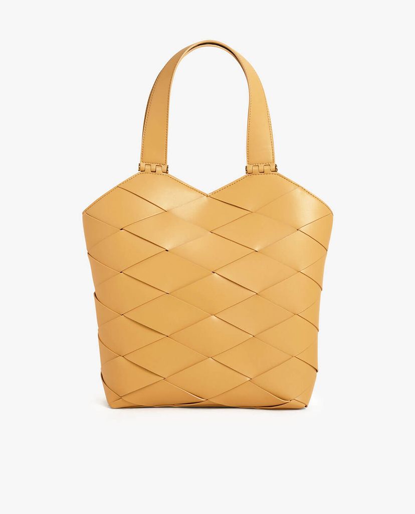 CHARLES & KEITH - Túi đeo vai nữ chữ nhật Woven