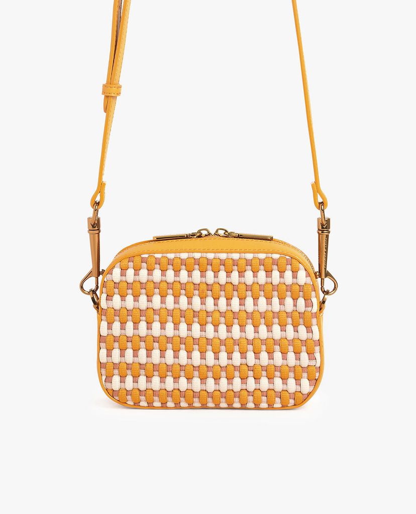 CHARLES & KEITH - Túi đeo chéo chữ nhật Multicoloured Woven