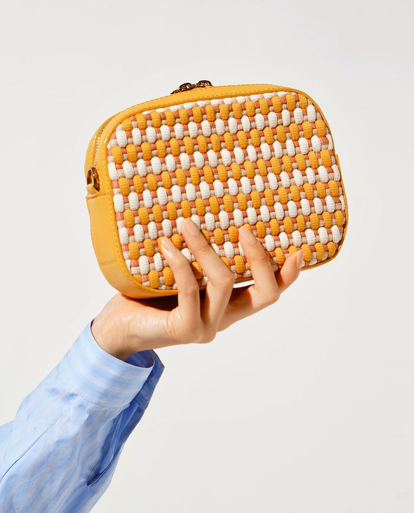 CHARLES & KEITH - Túi đeo chéo chữ nhật Multicoloured Woven