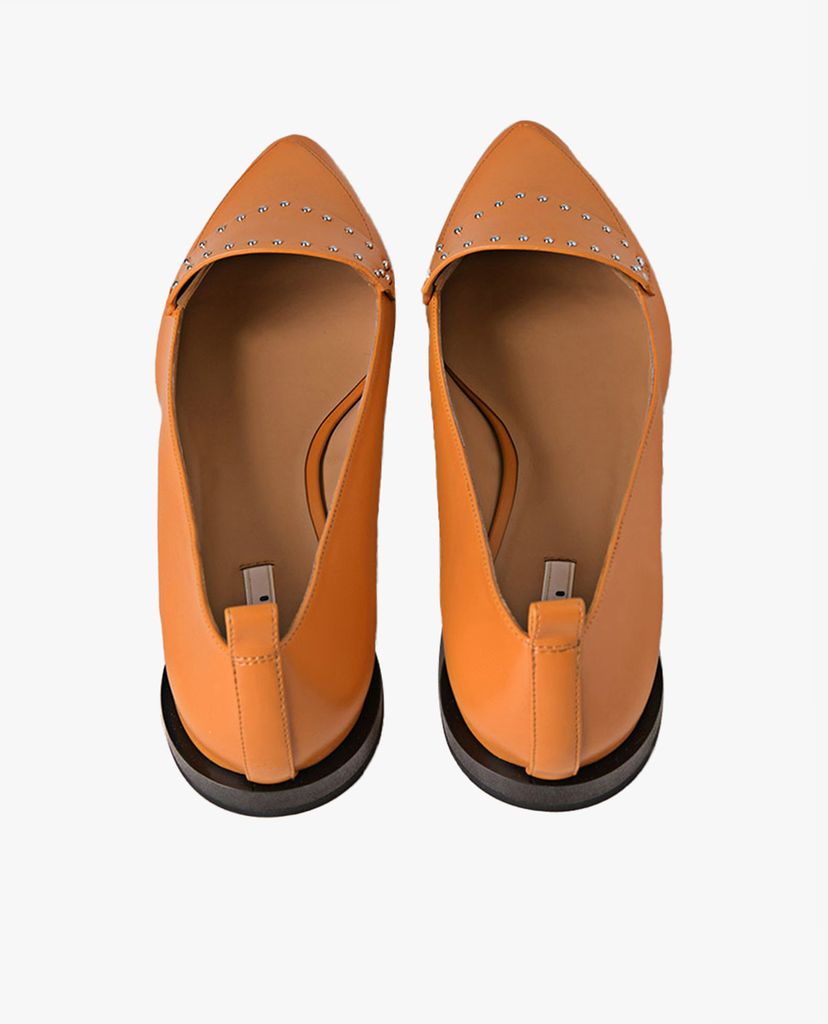 PEDRO - Giày đế bệt nữ mũi nhọn Studded Pointed