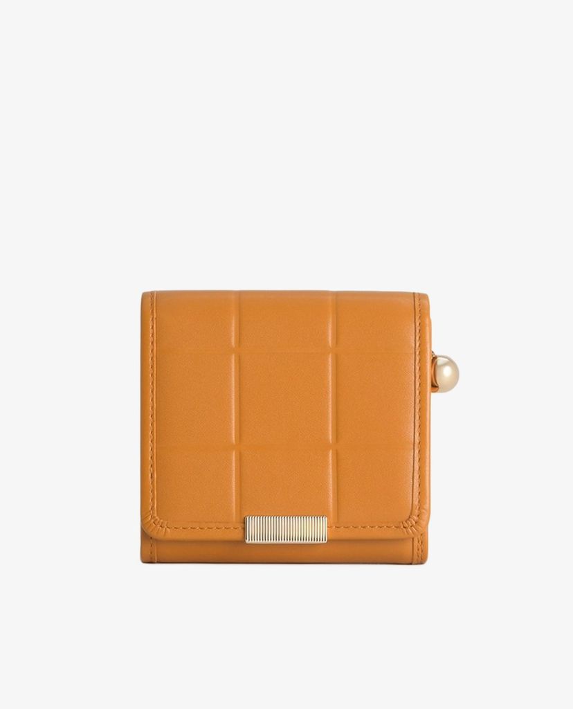 PEDRO - Ví nữ phom vuông Quilted Leather