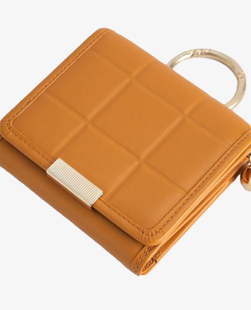 PEDRO - Ví nữ phom vuông Quilted Leather