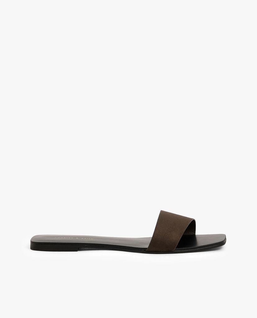 CHARLES & KEITH - Dép nữ quai ngang thanh lịch