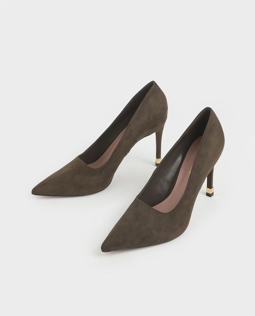 CHARLES & KEITH - Giày cao gót mũi nhọn Stiletto
