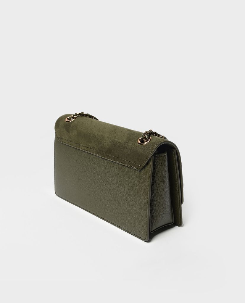CHARLES & KEITH - Túi đeo vai chữ nhật Textured Chain Link