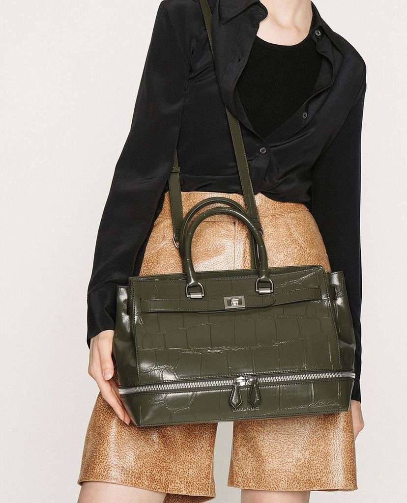 CHARLES & KEITH - Túi đeo vai chữ nhật Large Two Way Zip