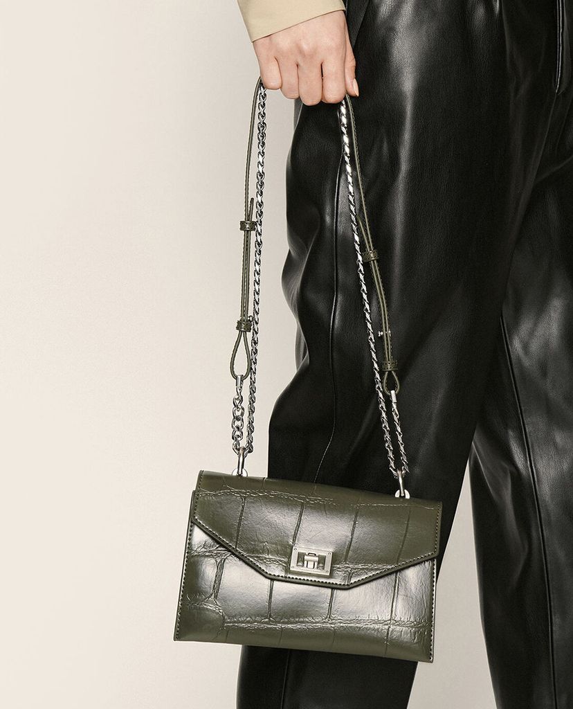 CHARLES & KEITH - Túi đeo chéo chữ nhật Turn Lock