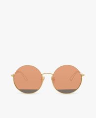 CHARLES & KEITH - Kính mát nữ thời trang Round Half Frame