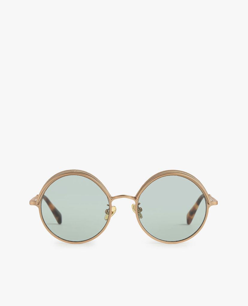 CHARLES & KEITH - Kính mát nữ gọng tròn Half Rim Round
