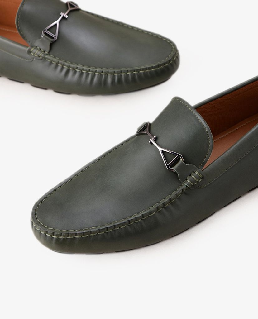 PEDRO - Giày lười nam mũi nhọn Bit Moccasins