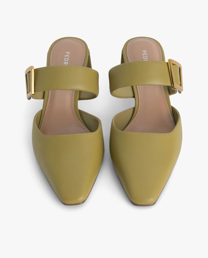 PEDRO - Giày cao gót mũi nhọn Leather Slip On Heels