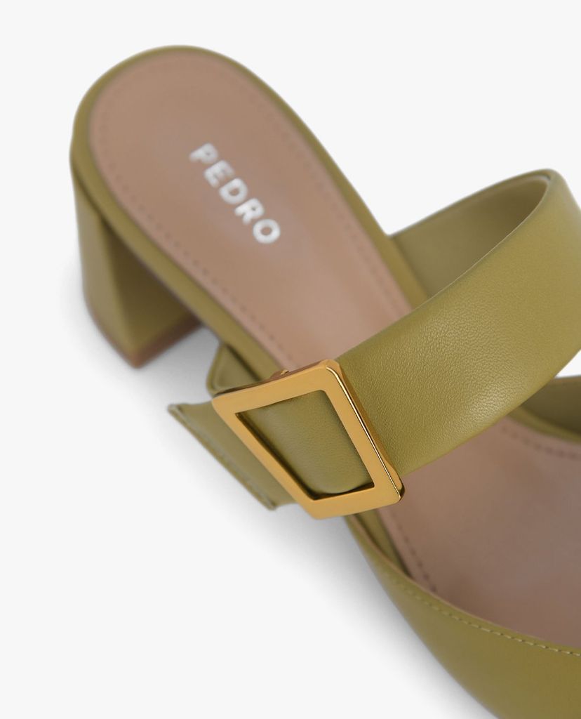 PEDRO - Giày cao gót mũi nhọn Leather Slip On Heels
