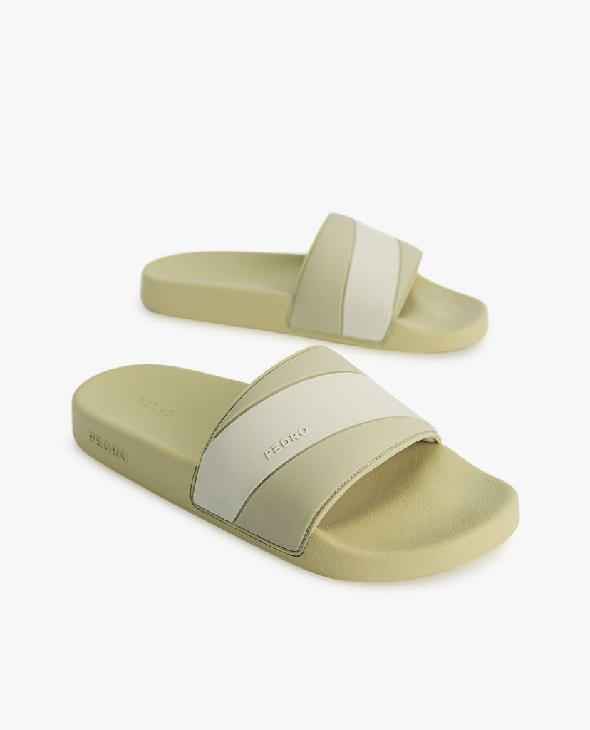 PEDRO - Dép nữ quai ngang bản rộng Pastel