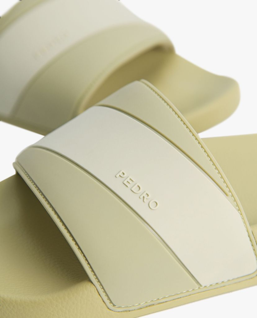 PEDRO - Dép nữ quai ngang bản rộng Pastel