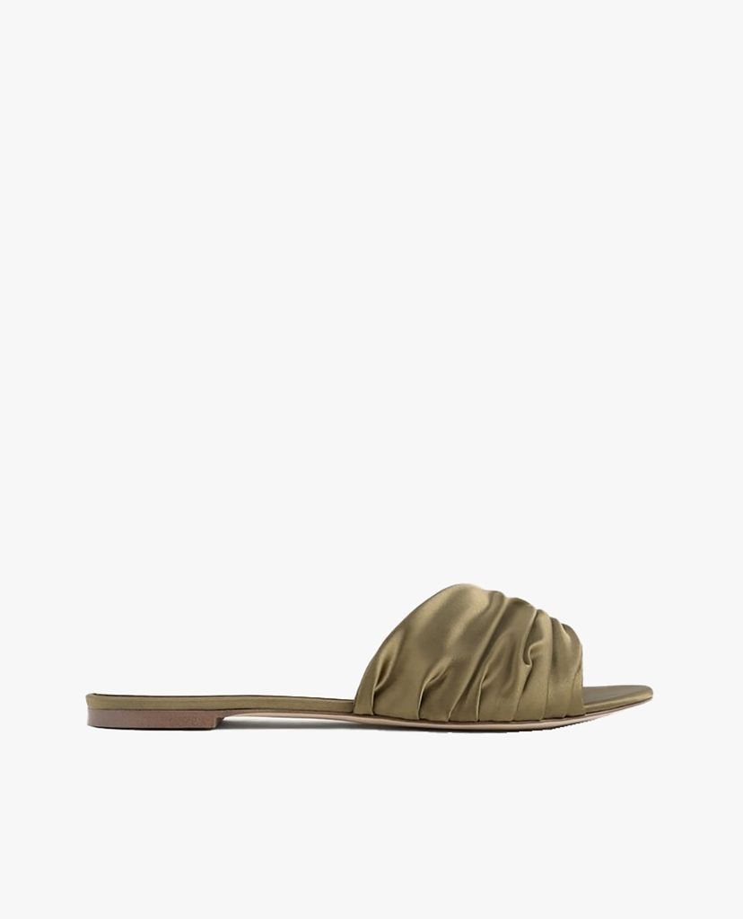 PEDRO - Giày đế bệt Ruched Satin