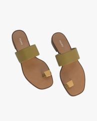 PEDRO - Giày sandals nữ xỏ ngón Gold Ornament Toe Loop