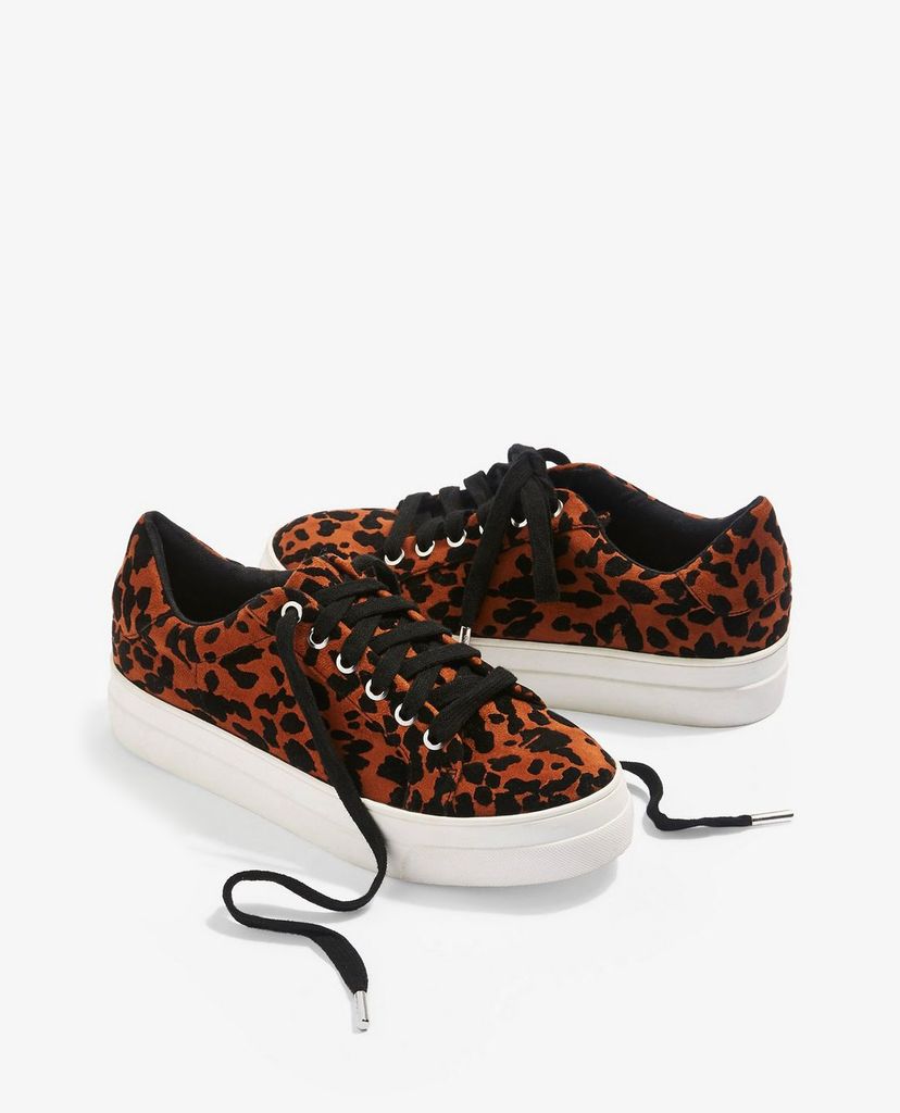 TOPSHOP - Giày sneaker nữ CANDY Leopard Lace Up