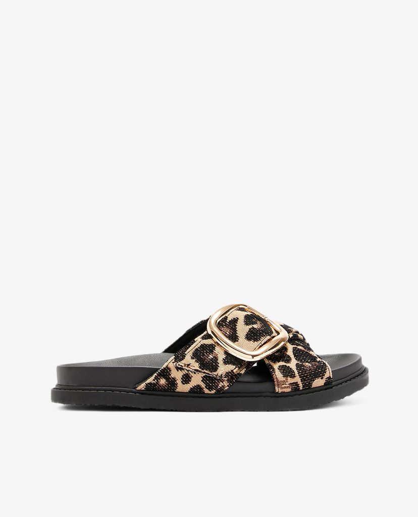 TOPSHOP - Giày sandal nữ quai ngang Low Top Leopard
