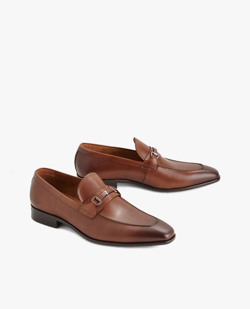 PEDRO - Giày tây nam mũi nhọn Horsebit Leather