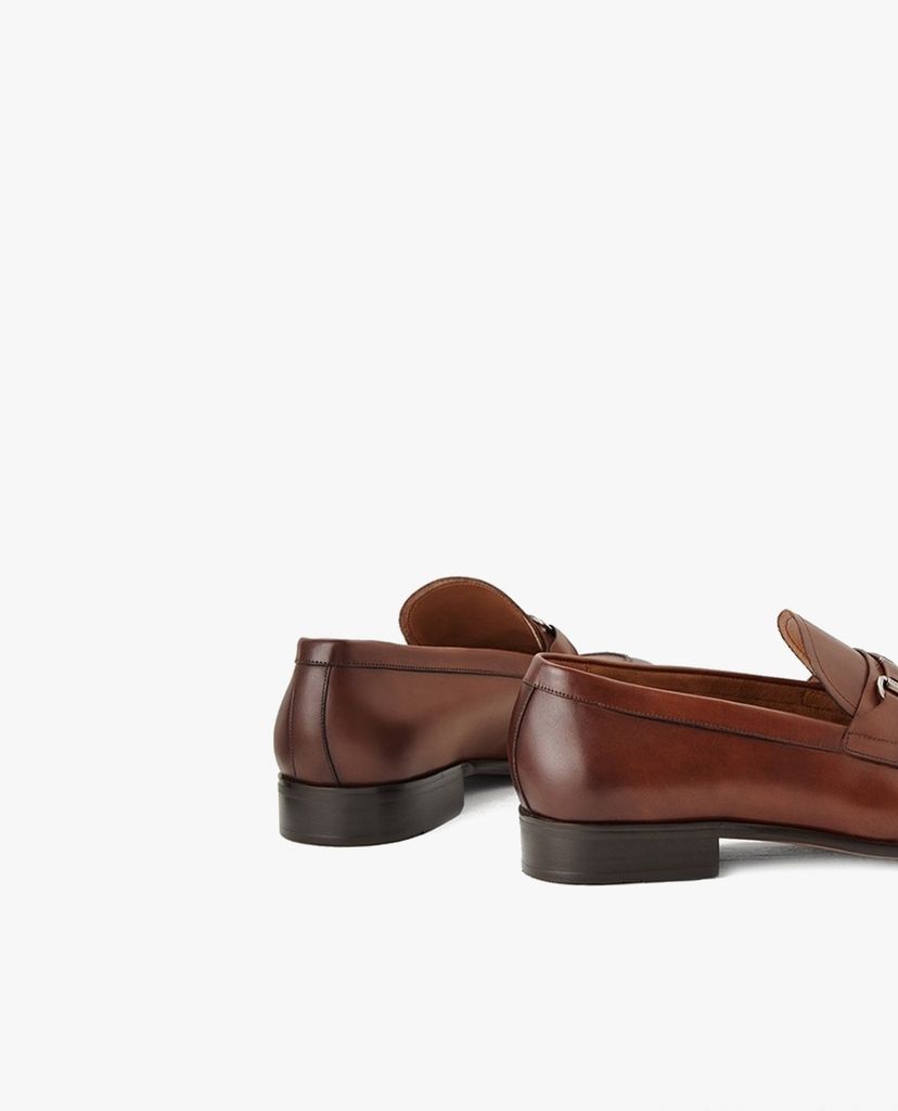 PEDRO - Giày tây nam mũi nhọn Horsebit Leather