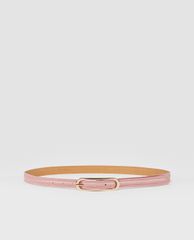 MAX&Co. - Thắt lưng nữ bảng nhỏ Crocodile Print Leather