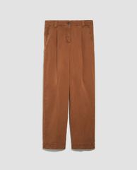 MAX&Co. - Quần kiểu nữ lưng cao phom suông Cotton Gabardine