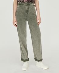 MAX&Co. - Quần jeans nữ ống rộng Cotton Cargo