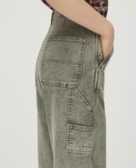 MAX&Co. - Quần jeans nữ ống rộng Cotton Cargo