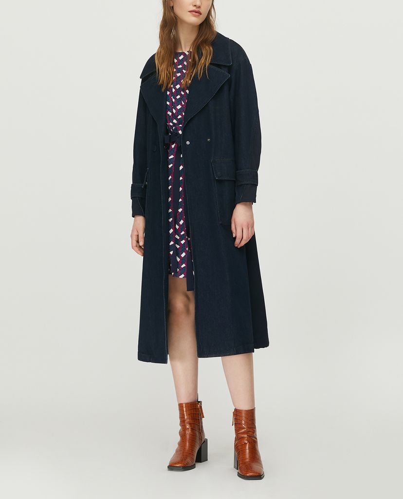 MAX&Co. - Đầm mini tay dài họa tiết Geometric-Print