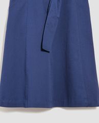MAX&Co. - Đầm mini cổ vuông ngắn tay Cotton Gabardine