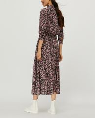 MAX&Co. - Đầm midi sơ mi cổ bẻ tay dài Sablé