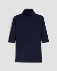 MAX&Co. - Áo sweater nữ tay ngắn cổ lọ Stretch Knit Turtuleneck