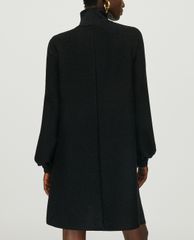 MAX&Co. - Đầm mini phom suông cổ cao tay dài Jersey Lamé