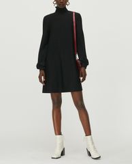 MAX&Co. - Đầm mini phom suông cổ cao tay dài Jersey Lamé