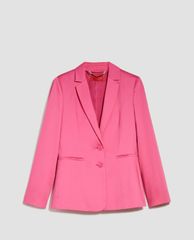 MAX&Co. - Áo blazer nữ tay dài phối nút cài Cotton Satin