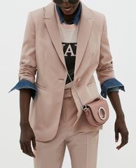 MAX&Co. - Áo blazer nữ tay dài phối nút cài thanh lịch