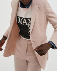 MAX&Co. - Áo blazer nữ tay dài phối nút cài thanh lịch