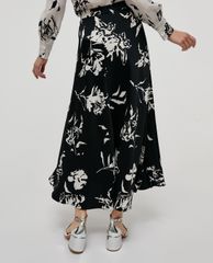 MAX&Co. - Váy midi xếp li họa tiết hoa nổi bật