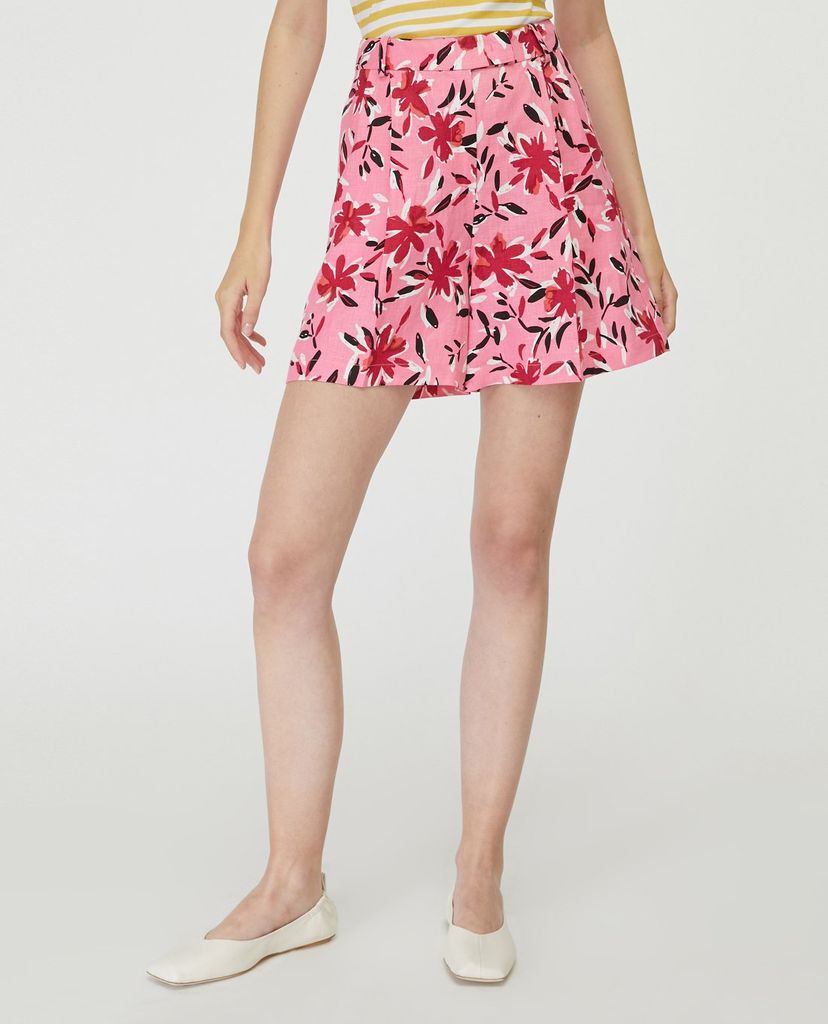MAX&Co. - Quần shorts nữ lưng cao Pure Linen