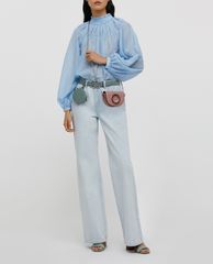 MAX&Co.- Quần jeans nữ phom ống rộng thời trang