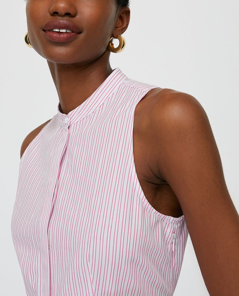 MAX&Co. - Đầm midi sát nách cổ bẻ Detachable Collar