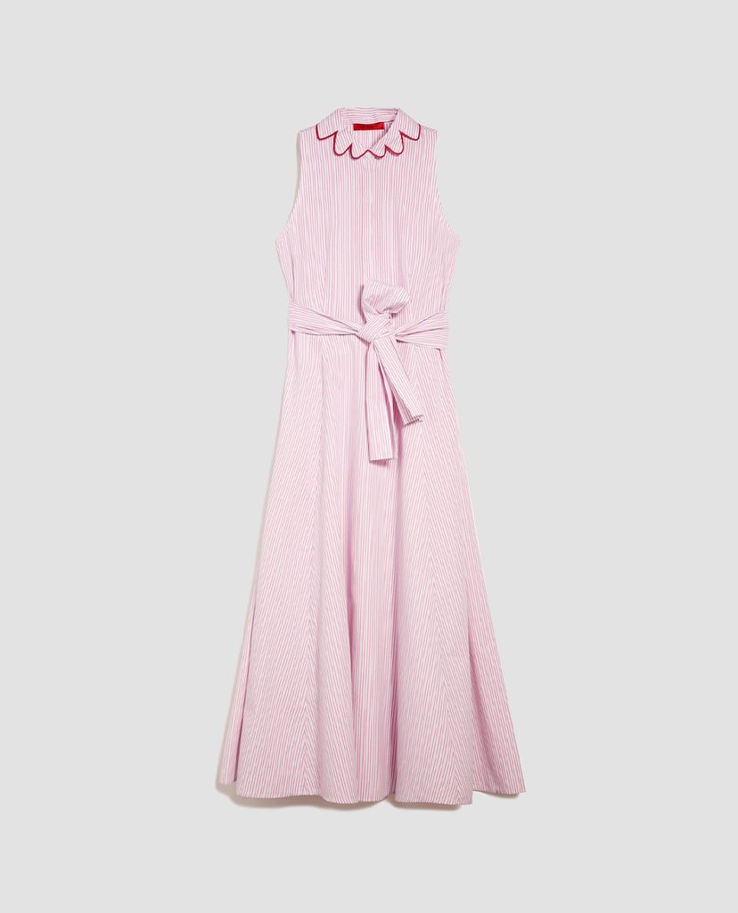 MAX&Co. - Đầm midi sát nách cổ bẻ Detachable Collar