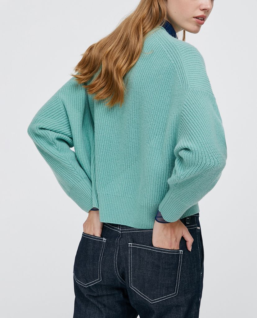 MAX&Co. - Áo len nữ cổ tròn tay dài Pure Wool