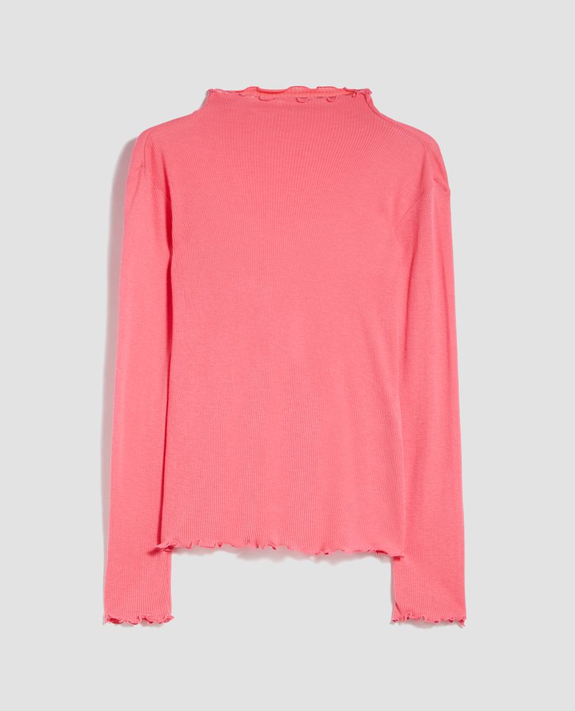 MAX&Co. - Áo kiểu nữ tay dài cổ cao Ribbed Polo Neck