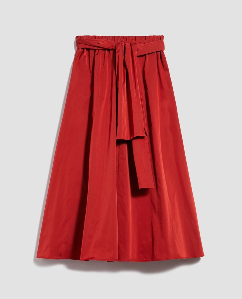 MAX&Co. - Chân váy midi xếp li Wide Taffeta