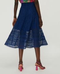 MAX&Co. - Chân váy midi xếp li Macramé