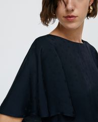 MAX&Co. - Áo kiểu nữ cổ tròn Polka Dot Jacquard