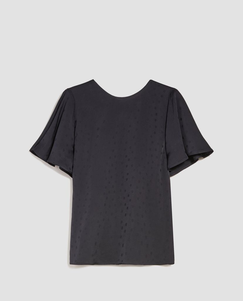 MAX&Co. - Áo kiểu nữ cổ tròn Polka Dot Jacquard